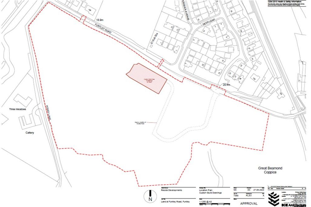 Custom Build Opportunity - land south of Funtley Road, Funtley, Fareham PO15 6DL